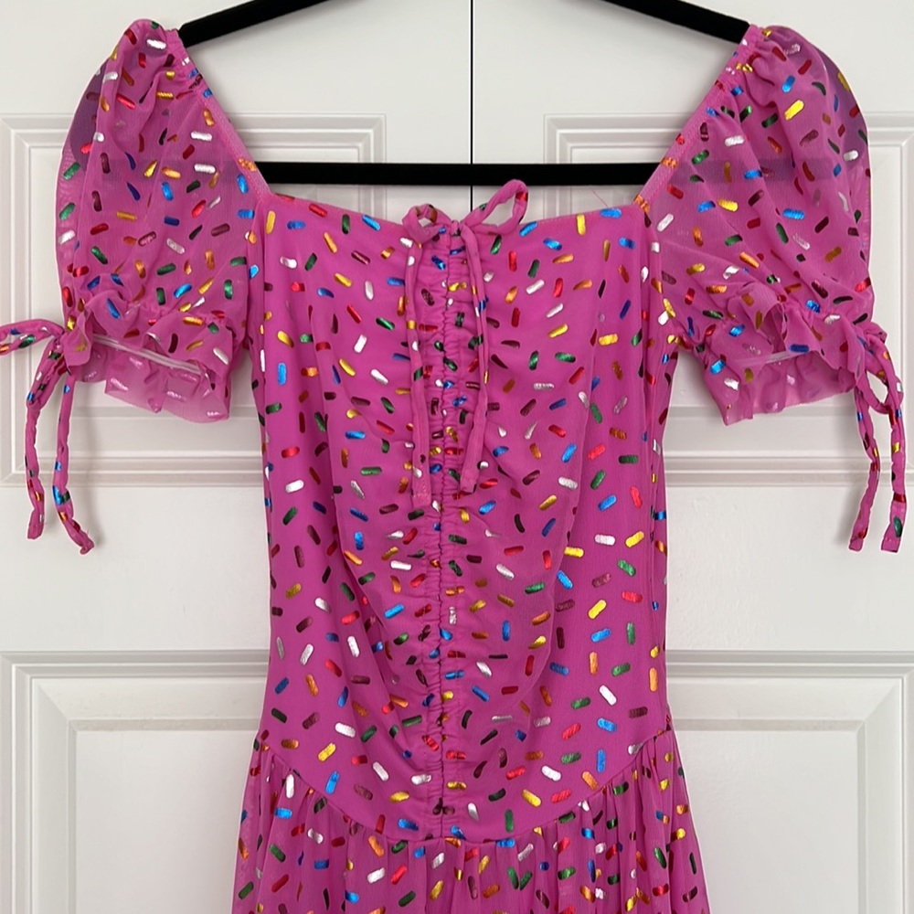 ๐ฅNWT Blackmilk Sprinkles Shiny Tea Party Dress ~ LIMITED Size XS - Picture 7 of 14